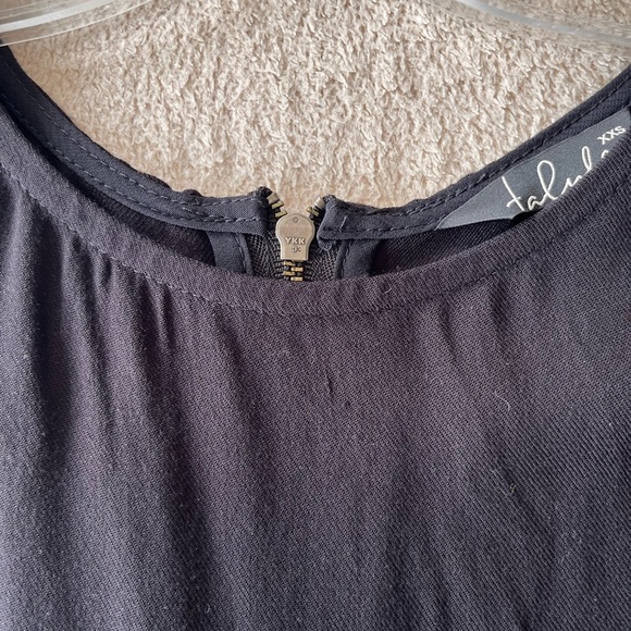 Talula Black Peplum Tank Top XXS - Picture 10 of 10